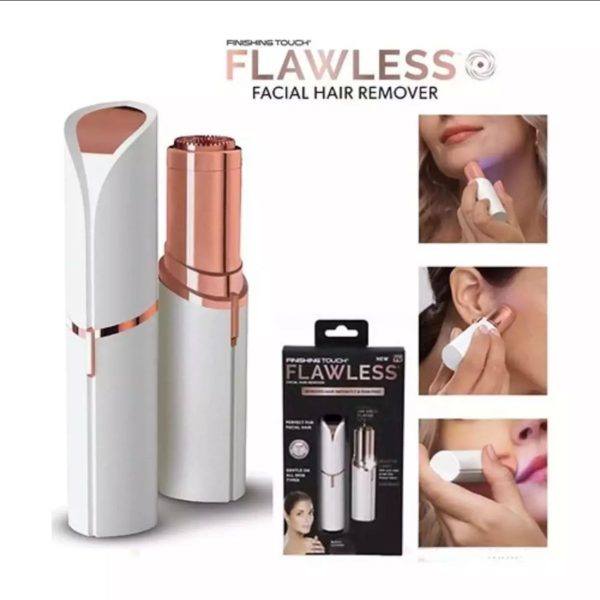 Rechargeable Facial Hair Remover Hair Trimmer For Eye Chin Cheeks Upper Lip For Girls & Women