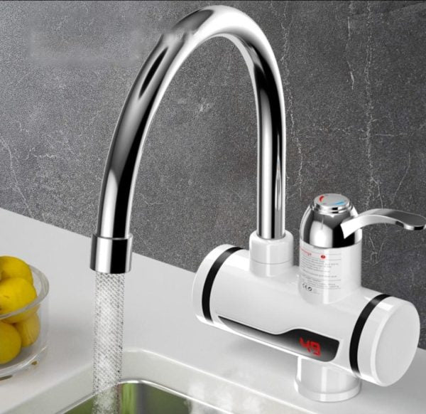 Instant 360° Electric Water Heating Faucet ,tap For Kitchens And Bathrooms | Shock-proof Design | Digital Temp° Display | Hot And Cold Water