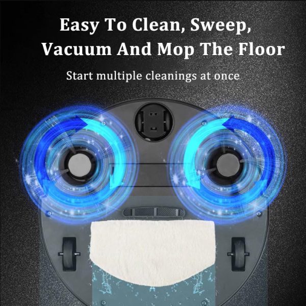 Portable Mini Wireless Smart Sweeping Robot - 3-in-1 Rechargeable Vacuum Cleaner